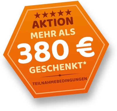 Aktion mehr als 380 Euro geschenkt Merz Gutschein Sektion und Kontakt