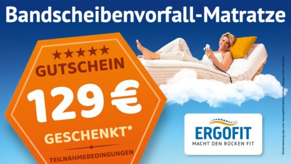 Bandscheibenvorfall-Matratze Gutschein