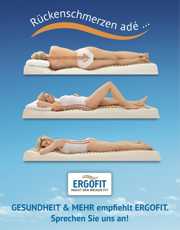 Screenshot ERGOFIT Shop in der Region Rhein-Neckar / Pfalz / Südhessen