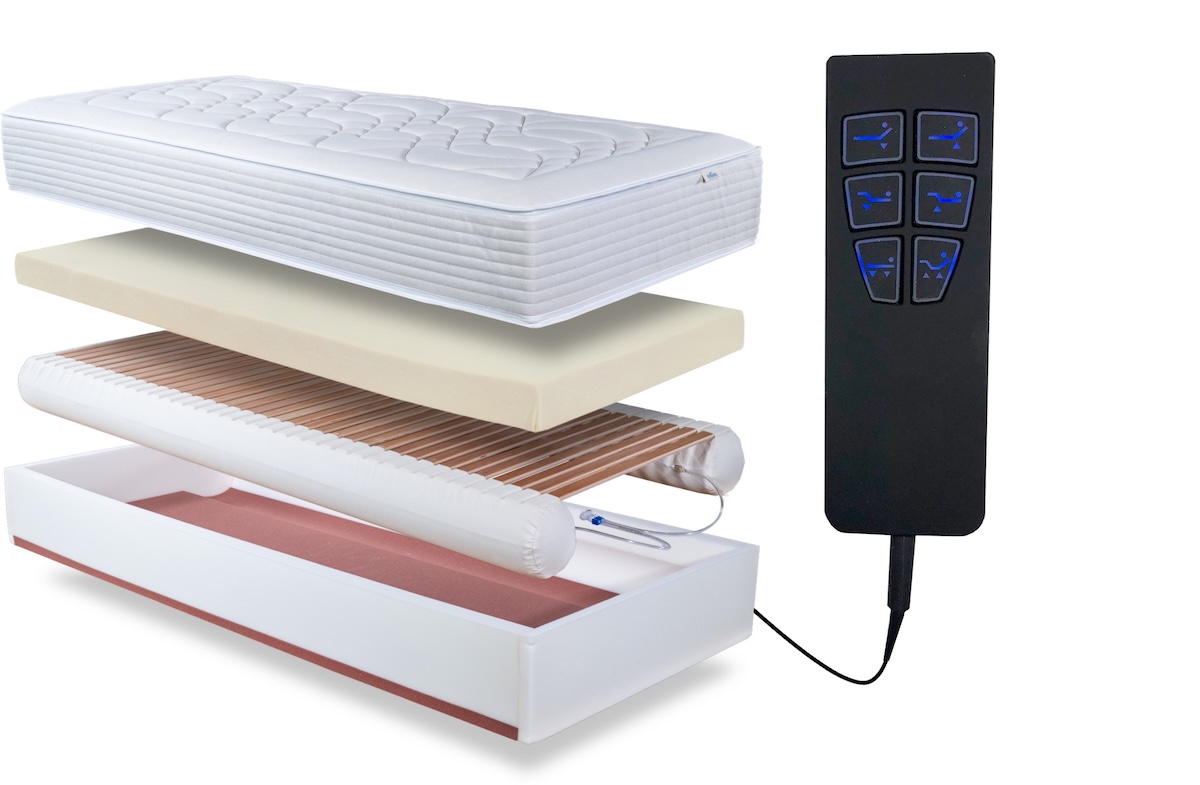 ERGOFITair deluxe Systemkomponenten ERGOFITair Luft-Schlafsystem deluxe, die weltweit einzigartige orthopädische Matratze bei Rückenschmerzen, Bandscheibenvorfall, Skoliose