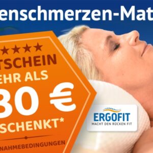 Nackenschmerzen-Matratze Gutschein - Wert mind. 380,00 €