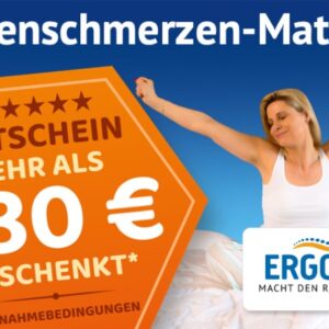 Rückenschmerzen-Matratze Gutschein - Wert mind. 380,00 €