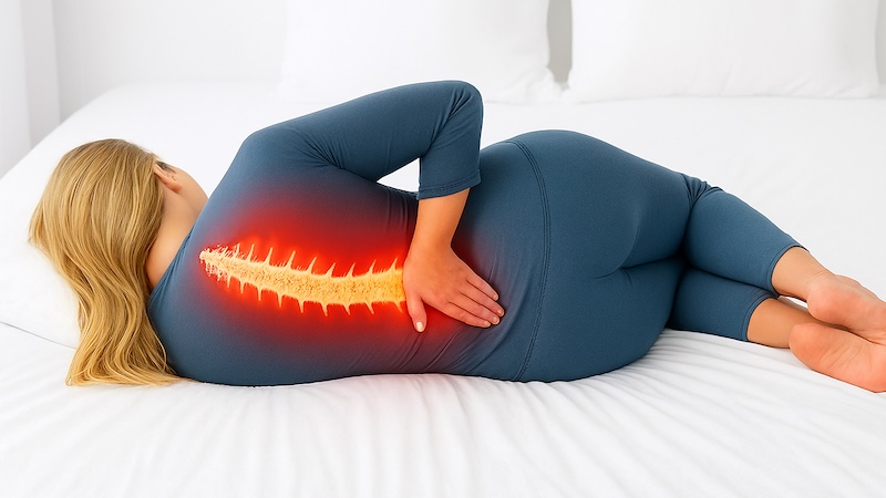 Rückenschmerzen durch Bandscheibenvorfall Skoliose orthopädische Matratze Rückenschmerzen durch Bandscheibenvorfall Skoliose orthopädische Matratze