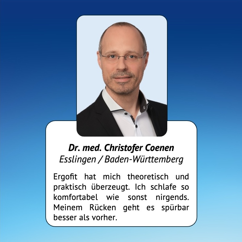 Testimonal orthopädische Matratze