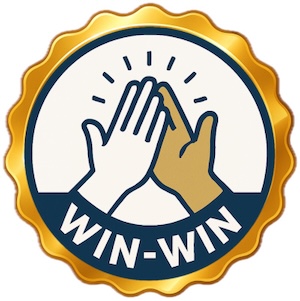 Therapeutenprogramm win-win Badge